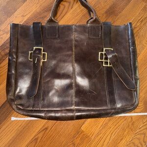 Brown Leather Men's Bag